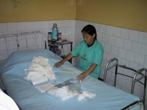 Preparing dressings for the Operating Room